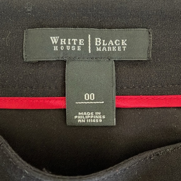 WHBM Ruffle Skirt Black 00 - Picture 4 of 7